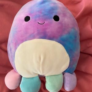 Tie dye octopus squishmallow